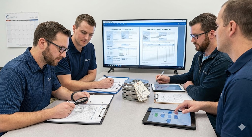 Traceability documentation and batch travelers